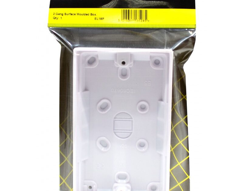 Centurion 2 Gang Deep Surface Mounted Box 25mm – Homefix DIY