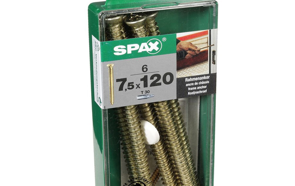 Spax T-Star Frame Anchor Screws 7.5x120mm 6 Pack – Homefix DIY
