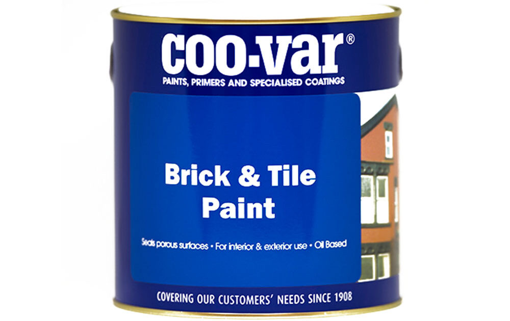 Coo-Var Brick & Tile Paint Gloss Red 1lt – Homefix DIY