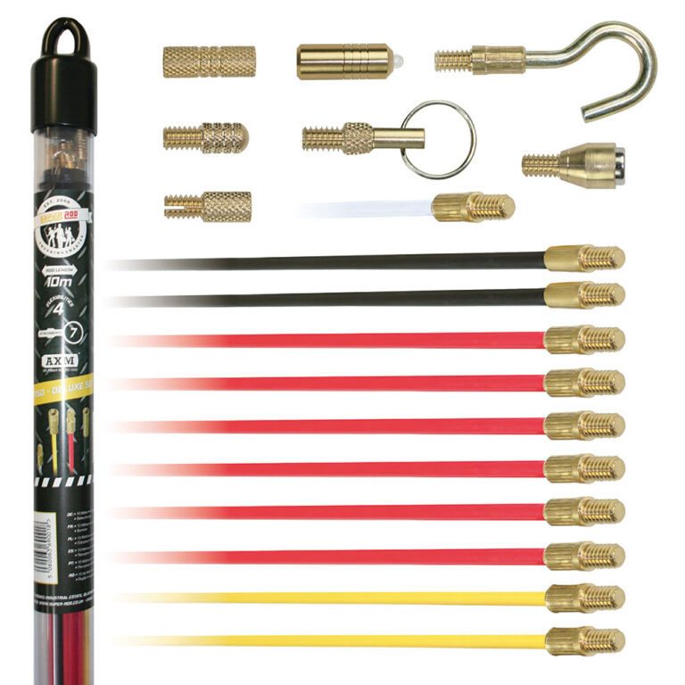 Super Rod Cable Rod Kit – Deluxe Set – Homefix DIY