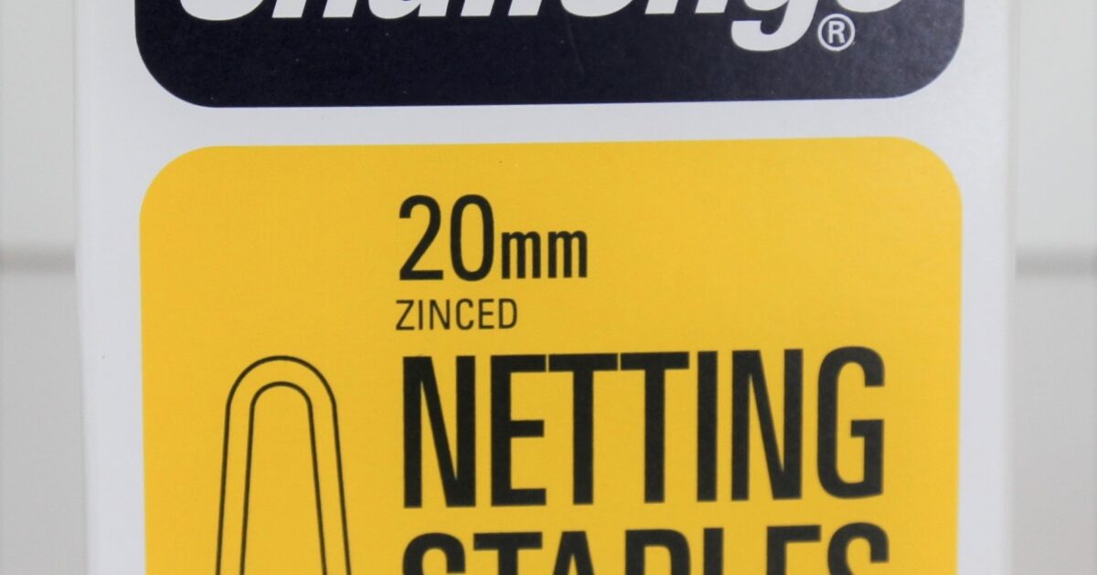 Challenge 20mm Netting Staples 225g – Homefix DIY