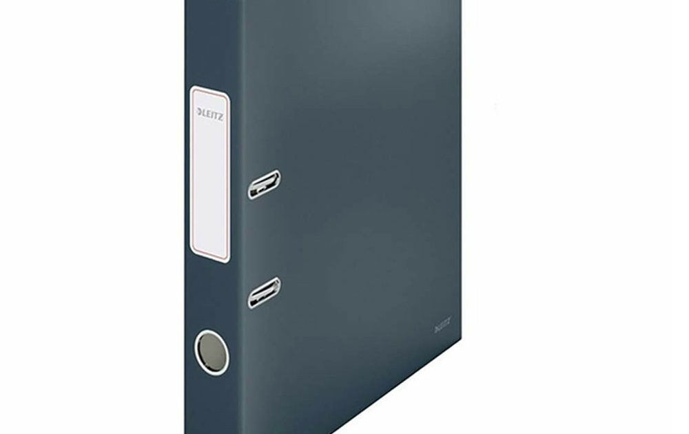 Arch File Gray Leitz Cosy 180 A4 50mm Lever Arch File Grey – Homefix DIY